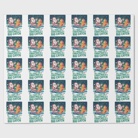 Alles, was ich zu Weihnachten Gewollt habe, ist ei Geschenkpapier (Flach)