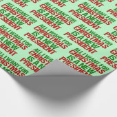 Alles, was ich zu Weihnachten Gewollt habe, ist ei Geschenkpapier (Ecke)