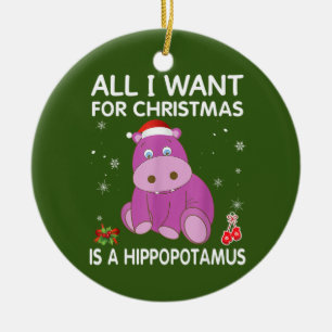 Alles, was ich zu Weihnachten Gewollt habe, ist ei Keramik Ornament