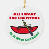 Alles, was ich zu Weihnachten Gewollt habe, ist ei Keramik Ornament (Vorne)