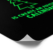 Alles, was ich zu Weihnachten gewollt habe, ist ei Poster (Ecke)