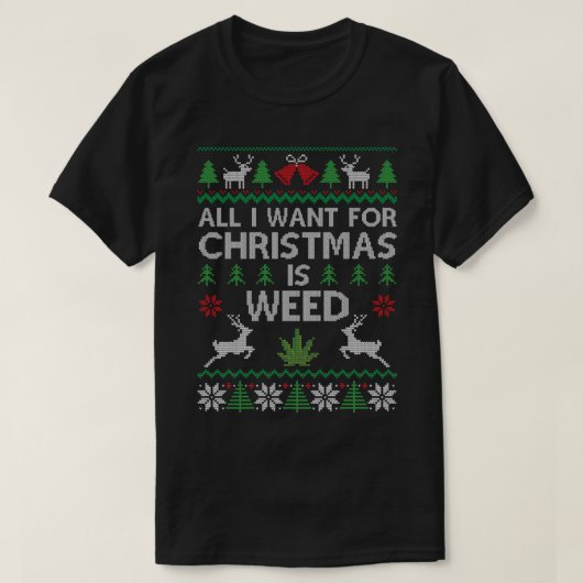 Alles, was ich zu Weihnachten Gewollt habe, ist ei T-Shirt (Design vorne)