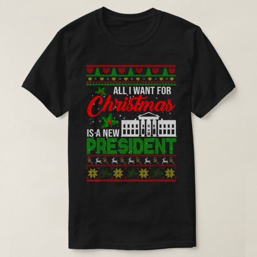 Alles, was ich zu Weihnachten Gewollt habe, ist ei T-Shirt (Design vorne)