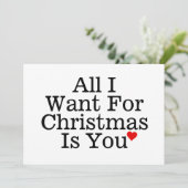 Alles, was ich zu Weihnachten Gewollt habe, ist Ih (Stehend Vorderseite)