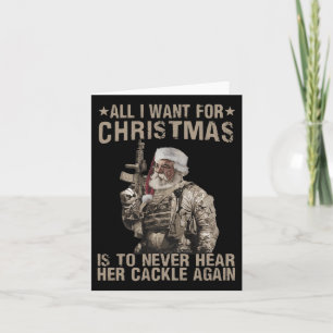 Alles, was ich zu Weihnachten Gewollt habe, ist, n Karte