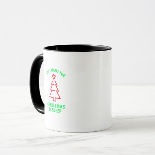Alles, was ich zu Weihnachten gewollt habe, ist Sc Tasse (Vorderseite Links)