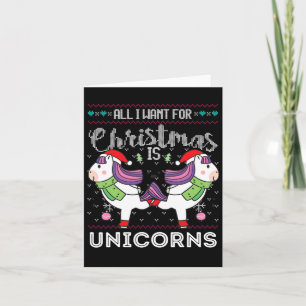 Alles, was ich zu Weihnachten Gewollt habe, ist Un Karte