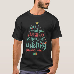 Alles, was ich zu Weihnachten gewollt habe, ist Yo T-Shirt