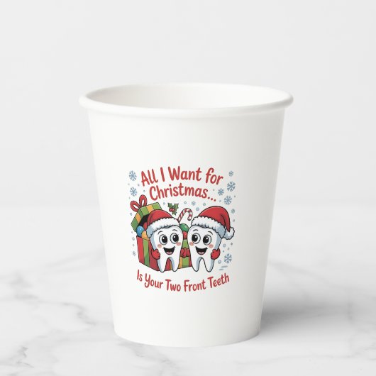 Alles, was ich zu Weihnachten Gewollt habe, sind I Pappbecher (Vorderseite)