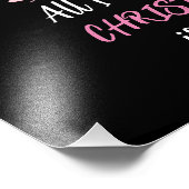 Alles, was ich zu Weihnachten Gewollt habe, sind K Fotodruck (Ecke)