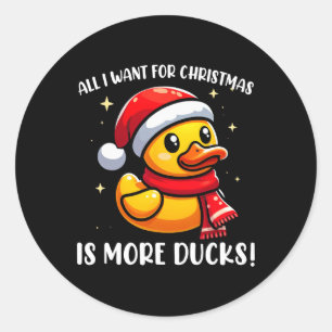 Alles, was ich zu Weihnachten Gewollt habe, sind m Runder Aufkleber