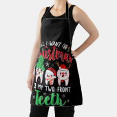 Alles, was ich zu Weihnachten Gewollt habe, sind m Schürze (InSitu)