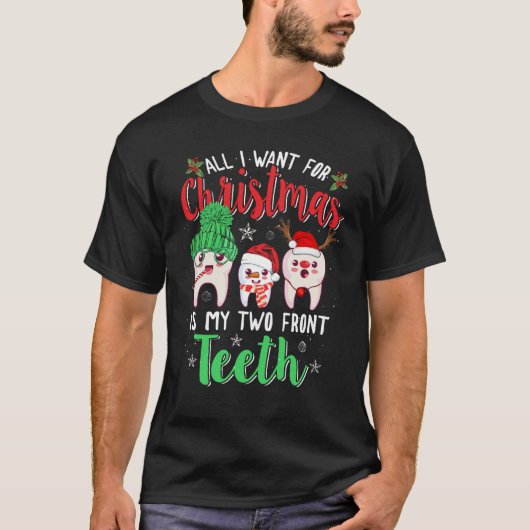 Alles, was ich zu Weihnachten Gewollt habe, sind m T-Shirt (Vorderseite)
