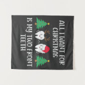 Alles, was ich zu Weihnachten Gewollt habe, sind m Wandteppich (Vorderseite (Horizontal))