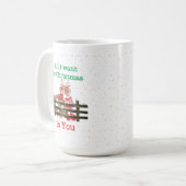 Alles, was ich zu Weihnachten gewollt habe, sind S Kaffeetasse (Vorderseite Links)