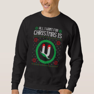 Alles, was ich zu Weihnachten Gewollt ist U Magnet Sweatshirt