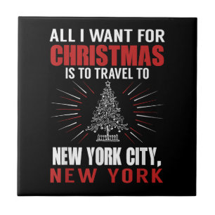 Alles, was ich zu Weihnachten nach New York City G Fliese
