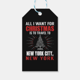 Alles, was ich zu Weihnachten nach New York City G Geschenkanhänger