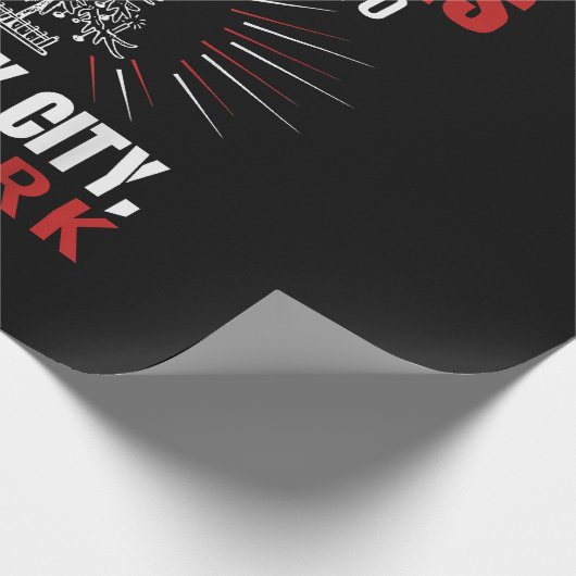 Alles, was ich zu Weihnachten nach New York City G Geschenkpapier (Ecke)