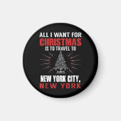 Alles, was ich zu Weihnachten nach New York City G Magnet (Vorne)
