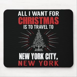 Alles, was ich zu Weihnachten nach New York City G Mousepad