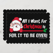 Alles, was ich zu Weihnachten Spaß gewollt habe (Vorne/Hinten)