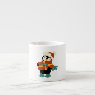 Alles, was ich zu Weihnachten Vintagen Pinguin gew Espressotasse