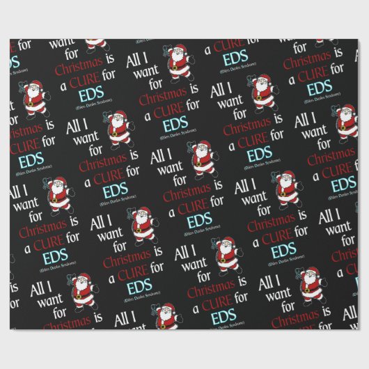 Alles, was ich zu Weihnachten/Weihnachten Gewollt Geschenkpapier (Flach)