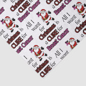 Alles, was ich zu Weihnachten/Weihnachten Gewollt Seidenpapier (Ausschnitt)