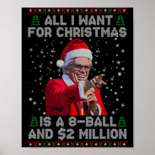 Alles, was ich zu Weihnachten will, 8 Ball und 2 M Poster