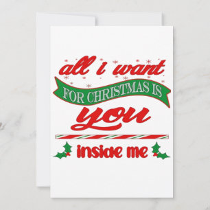 Alles, was ich zu Weihnachten will, bist du Einladung
