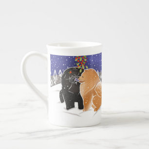 ALLES WAS ICH ZU WEIHNACHTEN WILL - Chow  Bone Chi Porzellantasse