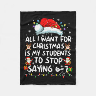 Alles, was ich zu Weihnachten will, ist, dass mein Fleecedecke