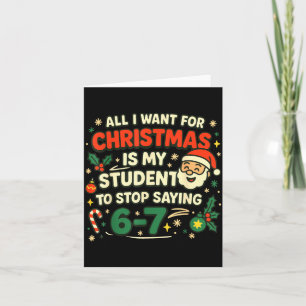 Alles, was ich zu Weihnachten will, ist, dass mein Karte