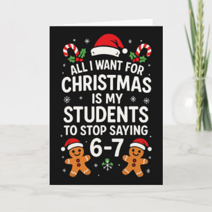 Alles, was ich zu Weihnachten will, ist, dass mein Karte