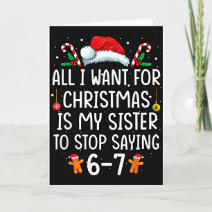 Alles, was ich zu Weihnachten will, ist, dass mein Karte