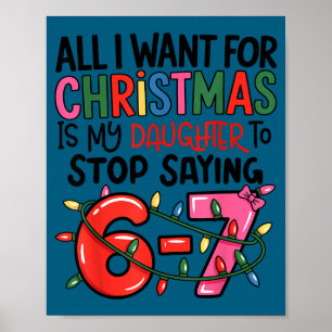 Alles, was ich zu Weihnachten will, ist, dass mein Poster