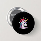Alles, was ich zu Weihnachten will, ist ein Einhor Button (Vorne & Hinten)