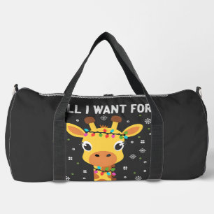 Alles, was ich zu Weihnachten will, ist ein Giraff Duffle Bag