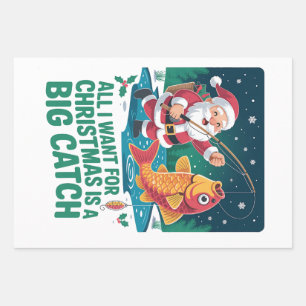 Alles, was ich zu Weihnachten will, ist ein großer Geschenkpapier Set