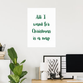 Alles, was ich zu Weihnachten will, ist ein Nicker Poster