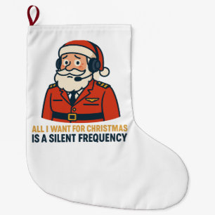 Alles, was ich zu Weihnachten will, ist eine klare Großer Weihnachtsstrumpf