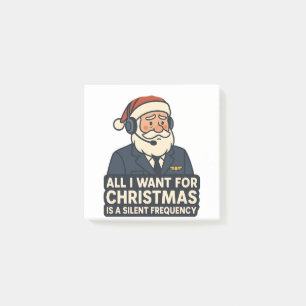 Alles, was ich zu Weihnachten will, ist eine klare Post-it Klebezettel