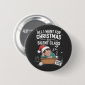Alles, was ich zu Weihnachten will, ist eine still Button (Vorne & Hinten)