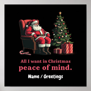 Alles, was ich zu Weihnachten will, ist Frieden Poster