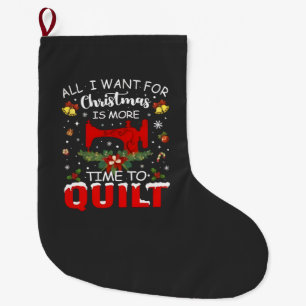 Alles, was ich zu Weihnachten will, ist mehr Zeit Großer Weihnachtsstrumpf