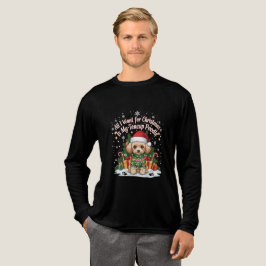 Alles, was ich zu Weihnachten will, ist mein Teacu Tri-Blend Shirt
