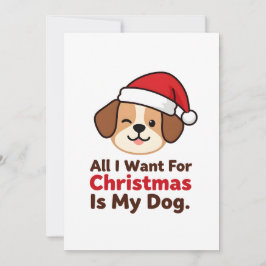 Alles, was ich zu Weihnachten will, ist meine Hund