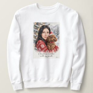 Alles, was ich zu Weihnachten will, ist Pudel   Pu Sweatshirt