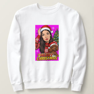 Alles, was ich zu Weihnachten will, ist Pudel   Pu Sweatshirt